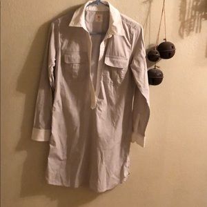 Gap button down blouse dress